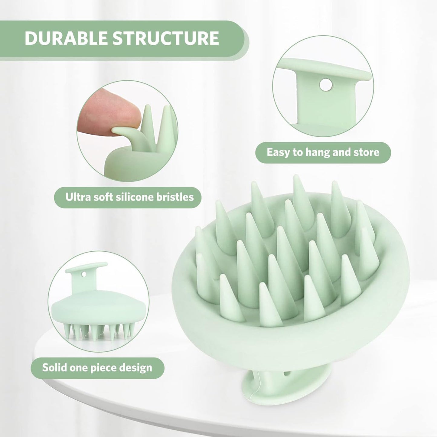 Scalp massage scrubber
