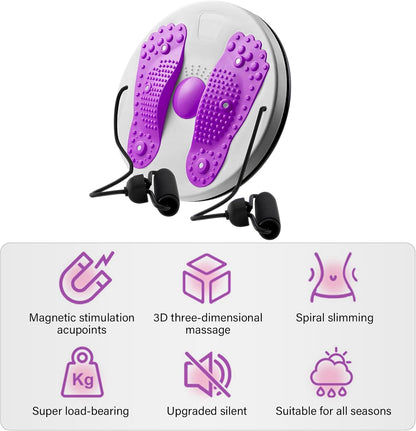 Twisting waist machine