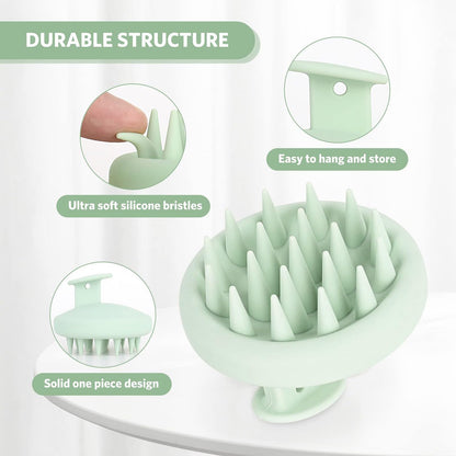 Scalp massage scrubber