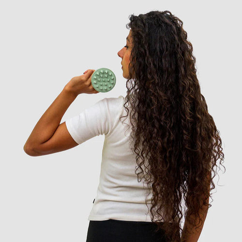 Scalp massage scrubber