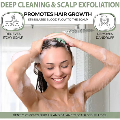 Scalp massage scrubber