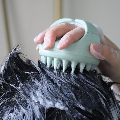 Scalp massage scrubber